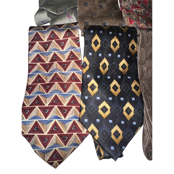 Alexander Julian Colours Tie lot of 10, 100% silk - Picture 2 of 5